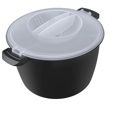 Itopfox Professional Large Microwave Cookware, Rice Cooker & Steamer For Vegetables, Safe Mixing & Serving Bowls, Food Storage Container, BPA Free 6 Itopfox Professional Large Microwave Cookware, Rice Cooker & Steamer For Vegetables, Safe Mixing & Serving Bowls, Food Storage Container, BPA Free - Image 6