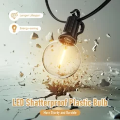 Itopfox Outdoor String Lights - Waterproof LED Globe Patio Lights 30 Ft With Shatterproof Bulbs Connectable Hanging Light For Backyard, Bistro, Porch -Itopfox Shop GUEST 6e08de91 e401 4089 9ebb 93a56ccc05f5