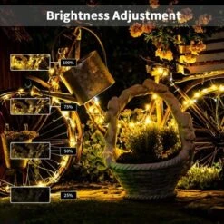 Itopfox 33Ft 100 LED Fairy Lights Warm White Outdoor String Lights With Remote Dimmable Timer 8 Modes For Wedding Party Garden Decoration -Itopfox Shop GUEST 6ec95db0 7d86 48f3 9016 6c47bd50f7a3