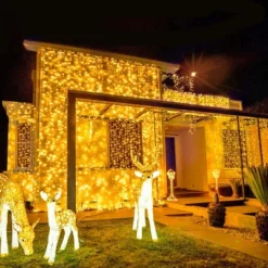 Itopfox 168FT 600 LED Christmas Lights Outdoor Waterproof 8 Modes Indoor String Lights For Outside Warm White Lights Plug In For Wedding Party -Itopfox Shop GUEST 7072ccaa d9f0 4063 acae 11c3ea64eb32