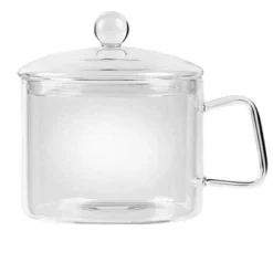 Itopfox Mini Glass Bowl With Lid & Handle, 44oz For Noodles, Pasta, Soup, Cereals, Fruits, BPA Free, Microwave & Dishwasher Safe -Itopfox Shop GUEST 72481adf e640 4d09 84f0 09b9989e7a52