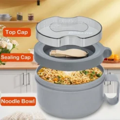 Itopfox 2 Pack Soup Bowl With Handles, Microwave Safe Ramen Bowl With Lid For Soup, Noodles, Oatmeal, Salad, BPA Free -Itopfox Shop GUEST 74b11797 2f9a 4a03 b98b 0986055b32f1