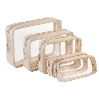 Itopfox 5-Piece Clear Waterproof TPU Baby Organizer Set For Diapers, Toys, And Travel Accessories, Nestable Bags 7 Itopfox 5-Piece Clear Waterproof TPU Baby Organizer Set For Diapers, Toys, And Travel Accessories, Nestable Bags - Image 7