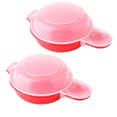 Itopfox Microwave Egg Cooker Set Of 2, Fast 1-Minute Egg Maker For Omelets, Sandwiches, And More, Non-Stick & Dishwasher Safe 5 Itopfox Microwave Egg Cooker Set Of 2, Fast 1-Minute Egg Maker For Omelets, Sandwiches, And More, Non-Stick & Dishwasher Safe - Image 5