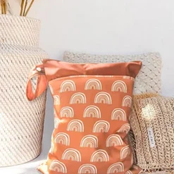 Itopfox 2-Pack Waterproof Wet Dry Bags For Diapers & Swimsuits, Reusable Organizer With Dual Zippered Pockets & Handle, 11.8x15.7 Inch -Itopfox Shop GUEST 7a8057cc f0b0 4c61 970d 20235c3c991e