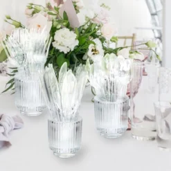 Itopfox 100-Pack Heavy Duty Plastic Silverware Set - 50 Forks & Spoons BPA-Free, Heat Resistant Disposable Utensils For Parties, Events, Everyday Use -Itopfox Shop GUEST 7ccdc020 69f6 4774 92cd 6415e0e79e37