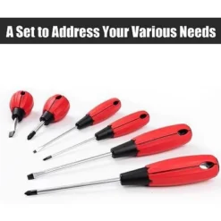 Itopfox Magnetic Screwdriver Set, 6-Piece Tool With 3 Phillips & 3 Flat Head, Professional Cushion Grip For Comfortable Use -Itopfox Shop GUEST 7eb54062 3f07 4342 9eb2 eedd6476c843