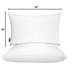 Itopfox Cooling Pillows For Sleeping 2 Pack, Shredded Memory Foam Bed Pillows, Cool Gel Pillow For Hot Sleepers Adjustable Firm Pillow For Side, Back 17 Itopfox Cooling Pillows For Sleeping 2 Pack, Shredded Memory Foam Bed Pillows, Cool Gel Pillow For Hot Sleepers Adjustable Firm Pillow For Side, Back -Itopfox Shop GUEST 7fd0ac4e 559b 4359 994a 2c661420c041