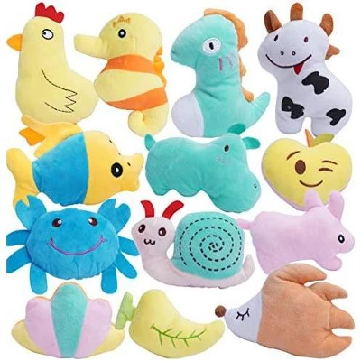Itopfox 26-Piece Dog Toy Set With Squeakers, Assorted Plush Shapes For Small & Medium Dogs, Fun Interactive Playtime 2 Itopfox 26-Piece Dog Toy Set With Squeakers, Assorted Plush Shapes For Small & Medium Dogs, Fun Interactive Playtime - Image 2