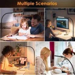 Itopfox LED Desk Lamp With Clamp, Eye-Caring Clip Light For Home Office, 3 Colors Full Brightness, Flexible Gooseneck USB Table Lamp -Itopfox Shop GUEST 80a7b160 5bb0 48a0 8d32 557f1444ba38