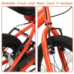 Itopfox Retro Style Kids Bike For Boys And Girls, High Carbon Steel Bicycle With Adjustable Handlebars And Seat, Dual V-Brakes, Kickstand -Itopfox Shop GUEST 853491d6 9169 4695 8464 66baed0083c2