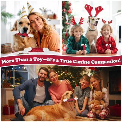 Itopfox Tough Chew-Proof Dog Toys For Aggressive Chewers, Large Breed Nylon Bone Toy, Almost Indestructible For Dogs 5 Itopfox Tough Chew-Proof Dog Toys For Aggressive Chewers, Large Breed Nylon Bone Toy, Almost Indestructible For Dogs - Image 5