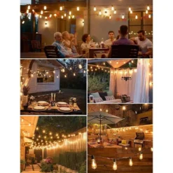 Itopfox Outdoor String Lights Waterproof 400FT Shatterproof Patio Lights With 212 Vintage Dimmable LED Edison Bulbs For Backyard Fence Garden -Itopfox Shop GUEST 872c420e 6859 402a 9068 54f37ec459f3