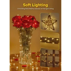 Itopfox Fairy Lights With Remote, 100 LED Waterproof String Lights Indoor Outdoor, Starry Twinkle Light For Christmas Home Bedroom Wedding DIY 11 Itopfox Fairy Lights With Remote, 100 LED Waterproof String Lights Indoor Outdoor, Starry Twinkle Light For Christmas Home Bedroom Wedding DIY -Itopfox Shop GUEST 885793ac 955e 490c 9cef 9a589ee3c742