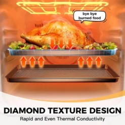 Itopfox Jelly Roll Pan With Diamond Texture Surface, Commercial Cookie Sheets For Baking, Nonstick Cooking Tray For Oven 10 Itopfox Jelly Roll Pan With Diamond Texture Surface, Commercial Cookie Sheets For Baking, Nonstick Cooking Tray For Oven -Itopfox Shop GUEST 88754ed3 94cb 431c 8af4 50010aaf7365