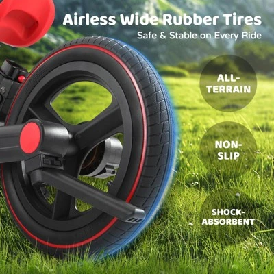 Itopfox 6-in-1 Foldable Toddler Bike With Push Handle, Training Wheels & Pedals For Kids 18-60 Months Adjustable Balance Bike For Boys & Girls 1 Itopfox 6-in-1 Foldable Toddler Bike With Push Handle, Training Wheels & Pedals For Kids 18-60 Months Adjustable Balance Bike For Boys & Girls