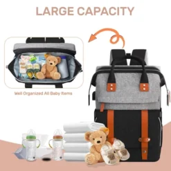 Itopfox Large Diaper Backpack With Changing Station, Multifunctional Baby Bag For Essentials, Ideal Shower Gift -Itopfox Shop GUEST 8a2937d7 decf 4106 991c 9fcda79c1d8a