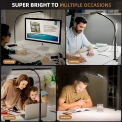 Itopfox LED Desk Lamp For Home Office, Eye-Care Architect Light With Clamp, Smart Double Head Computer Monitor Table Clip Lamp, Adjustable Flexible 9 Itopfox LED Desk Lamp For Home Office, Eye-Care Architect Light With Clamp, Smart Double Head Computer Monitor Table Clip Lamp, Adjustable Flexible -Itopfox Shop GUEST 8cf2204d d7cd 40bb ad06 453d7da62d45
