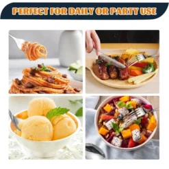 Itopfox 40-Piece Stainless Steel Silverware Set For 8, Heavy Duty Flatware Cutlery Set With Mirror Polished Forks, Knives, Spoons, Dishwasher Safe -Itopfox Shop GUEST 8e628ef7 bcf7 472f b463 b299baac6e36