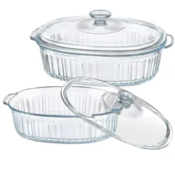 Itopfox 4-Piece Glass Casserole Baking Dish Set With Lids, Includes 2 Casseroles For Baking, Serving And Storing, Borosilicate Glass 15 Itopfox 4-Piece Glass Casserole Baking Dish Set With Lids, Includes 2 Casseroles For Baking, Serving And Storing, Borosilicate Glass -Itopfox Shop GUEST 8f1473c9 525c 48bd 9c16 4f971b5f20c9