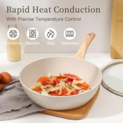 Itopfox 16-Piece Nonstick Cookware Set With Pots, Pans, Fryers, Steamer, Stewer, Silicone Spatula & Pliers, And Pot Protectors For Daily Cooking 12 Itopfox 16-Piece Nonstick Cookware Set With Pots, Pans, Fryers, Steamer, Stewer, Silicone Spatula & Pliers, And Pot Protectors For Daily Cooking -Itopfox Shop GUEST 8f629f23 d044 4ad2 ad23 57749f1e25cb