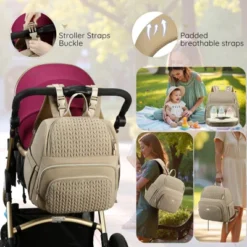 Itopfox Lightweight Stylish Diaper Backpack For Boys Girls & Baby Travel Essentials With Changing Pad & Insulated Pocket -Itopfox Shop GUEST 91ee4c0c ee0f 436b 8213 b5a6f02e88d0