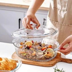 Itopfox 4-Piece Glass Casserole Baking Dish Set With Lids, Includes 2 Casseroles For Baking, Serving And Storing, Borosilicate Glass 12 Itopfox 4-Piece Glass Casserole Baking Dish Set With Lids, Includes 2 Casseroles For Baking, Serving And Storing, Borosilicate Glass -Itopfox Shop GUEST 93b477e6 40ea 4f18 8c8d f2b90f81a46d