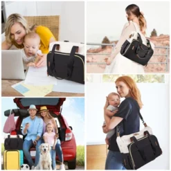 Itopfox Convertible Diaper Backpack Tote For Moms, Multi-Functional Travel Bag With 14 Pockets, Waterproof & Durable -Itopfox Shop GUEST 950db22e 6756 4ae2 9855 b5f898fc0816