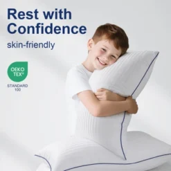 Itopfox Soft Queen Size Pillows Set Of 2, Fluffy & Supportive Bed Pillows For Back Stomach Side Sleepers Filled With Down Alternative, Luxury Pillows 12 Itopfox Soft Queen Size Pillows Set Of 2, Fluffy & Supportive Bed Pillows For Back Stomach Side Sleepers Filled With Down Alternative, Luxury Pillows -Itopfox Shop GUEST 967baa45 1284 44c7 947f 48fe5eea9321