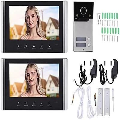 Itopfox Video Intercom System With 7in LCD Screen, HD Video Door Phone Kit For Home, 120° Wide Angle, Easy To Operate, AC100-240V (US Plug) 3 Itopfox Video Intercom System With 7in LCD Screen, HD Video Door Phone Kit For Home, 120° Wide Angle, Easy To Operate, AC100-240V (US Plug) - Image 3