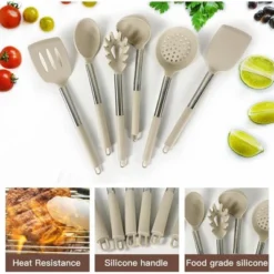 Itopfox 33-Piece Silicone Cooking Utensil Set With Stainless Steel Handles - Non-Stick Kitchen Tools Including Turner Ladle Whisk, Spatula, And More -Itopfox Shop GUEST 98683fef 10df 4b6d 89ca b3bee8b65bc4