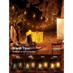 Itopfox Outdoor String Lights, Waterproof Patio Lights With 45+3 Shatterproof Dimmable LED Bulbs, Connectable For Backyard Garden -Itopfox Shop GUEST 991d938e 14c5 4ee3 b1a7 ce02cc82d790