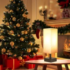 Itopfox Small Table Lamp For Bedroom - Minimalist Night Stand Light With Square Fabric Shade, Desk Reading Lamp For Kids Room Living Room Office Dorm 11 Itopfox Small Table Lamp For Bedroom - Minimalist Night Stand Light With Square Fabric Shade, Desk Reading Lamp For Kids Room Living Room Office Dorm -Itopfox Shop GUEST 99cd2069 1efb 417d a37f 17da7c1744ca