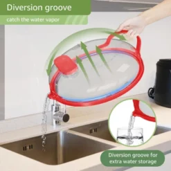 Itopfox Microwave Splatter Cover With Built-in Steamer - Steam Guard For Even Heating, Prevents Splashes, Durable Handle, Keeps Food Moist & Fresh -Itopfox Shop GUEST 9aa57d96 d83d 49f2 951f a447e23d8912