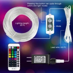 Itopfox 33FT Color Changing Rope Lights With Remote, Waterproof LED String Lights For Outdoor Christmas Decor, Indoor Bedroom, 16 Vibrant Colors -Itopfox Shop GUEST 9c497a82 69e6 4050 8065 35ccdff23df1