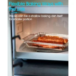 Itopfox Square Glass Baking Dish With Lid, Microwave, Oven & Dishwasher Safe Bakeware For Casseroles, Desserts & More 12 Itopfox Square Glass Baking Dish With Lid, Microwave, Oven & Dishwasher Safe Bakeware For Casseroles, Desserts & More -Itopfox Shop GUEST 9c61f895 24ca 4e4a b5f3 04455f1436e1