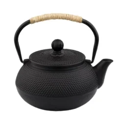 Itopfox Small Cast Iron Teapot With Stainless Steel Infuser For Loose Leaf Tea & Coffee, Stovetop Safe, Enamel Interior, Japanese Style, Black -Itopfox Shop GUEST 9e2f7435 68fc 4a71 a7af 9ed9f38cb155