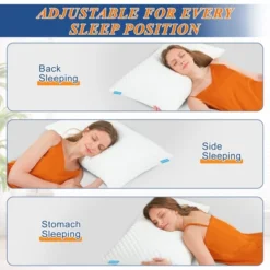Itopfox Cooling Memory Foam Pillows, Firm And Soft Adjustable Pillow Set For Side, Back Or Stomach Sleepers -Itopfox Shop GUEST a034182d 2445 4bf9 8e20 b815b6ac00e4