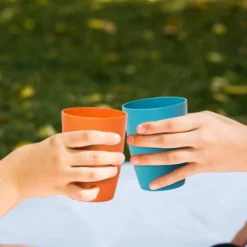 Itopfox Wheat Straw Dinnerware Set-16 Unbreakable Plates, Bowls, Cups & Sauce Dishes, Microwave & Dishwasher Safe For Kitchen, Parties & Camping -Itopfox Shop GUEST a0799535 756e 4933 9e0e bab0244265f3