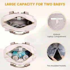 Itopfox Large Capacity Diaper Bag Backpack With Insulated Pockets, Changing Pad, Pacifier Case, And Anti-Theft Laptop Compartment For Women And Men -Itopfox Shop GUEST a1c69e6d 352f 4d5a a050 95dcf95c41eb