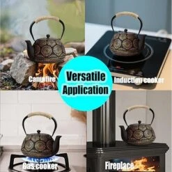 Itopfox Japanese Cast Iron Teapot, Enamel-Coated Stovetop Kettle With Stainless Steel Infuser & Heat-Resistant Handle, Traditional Iron Pot 9 Itopfox Japanese Cast Iron Teapot, Enamel-Coated Stovetop Kettle With Stainless Steel Infuser & Heat-Resistant Handle, Traditional Iron Pot -Itopfox Shop GUEST a6061929 1eaa 48ab a13d 86bab5dace76