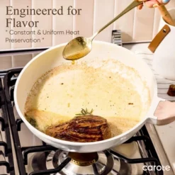 Itopfox 21-Piece Nonstick Cookware Set, White Granite Induction Pots And Pans With Frying Pans & Saucepans (PFOS, PFOA Free) -Itopfox Shop GUEST a6329ee3 5470 4984 9ee8 e25ac5eaee19