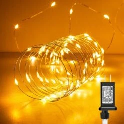 Itopfox Fairy Lights Plug In, 100 LEDs Waterproof Silver Wire Firefly Lights With Adaptor, Starry String Lights For Wedding Indoor Outdoor Christmas -Itopfox Shop GUEST a7a70d4c 68b4 44b8 b087 807266155fd7