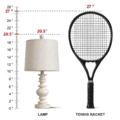 Itopfox Rustic Table Lamp Set Of 2 For Living Room Farmhouse Bedside Desk Lamps Bedroom Nightstand Vintage Linen Washed Decor