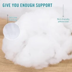 Itopfox Hotel Collection Bed Pillows 2 Pack, Standard Size Cooling Pillows, Premium Soft Down Alternative Fill For Side Stomach Back Sleepers -Itopfox Shop GUEST b107d02d 354c 4a57 9046 ea52176eef4a