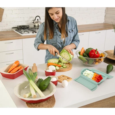 Itopfox Microwave Steamer, 2-Pack Silicone Food Steamer For Cooking, Vegetable Pot With Lids Vegetables Fish Prep Meal Food, Microwave & Freezer Safe 1 Itopfox Microwave Steamer, 2-Pack Silicone Food Steamer For Cooking, Vegetable Pot With Lids Vegetables Fish Prep Meal Food, Microwave & Freezer Safe