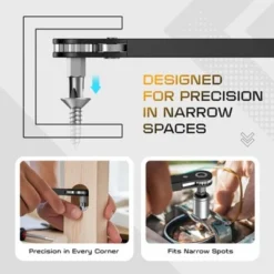 Itopfox Right Angle Ratcheting Screwdriver Set - 90 Degree Offset Mini Ratchet Wrench With Bit Socket For Tight Spaces, Cool Gadgets EDC Gear Tool -Itopfox Shop GUEST b1c8a3e4 370a 4fdd b0b5 3aa86f76836b