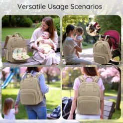 Itopfox Large Multi-Functional Diaper Backpack With Changing Pad, Insulated Pockets & Stroller Straps For Moms & Babies 9 Itopfox Large Multi-Functional Diaper Backpack With Changing Pad, Insulated Pockets & Stroller Straps For Moms & Babies -Itopfox Shop GUEST b6736263 2754 49d5 b09e 8651ebe61158