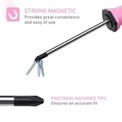 Itopfox 12-Piece Pink Magnetic Screwdrivers Set With Slotted Phillips And Precision Screwdrivers, Repair Tool Kit With Storage Bag -Itopfox Shop GUEST b94d1920 6b37 4daa aa64 36845519b105