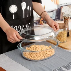 Itopfox Oval Glass Casserole Dish With Lid, Microwave & Oven Safe Bakeware, Covered Glass Dish For Baking & Cooking, 3.5L Capacity 11 Itopfox Oval Glass Casserole Dish With Lid, Microwave & Oven Safe Bakeware, Covered Glass Dish For Baking & Cooking, 3.5L Capacity -Itopfox Shop GUEST ba6d2657 71de 4bd0 a44e 7e75ff6ca166